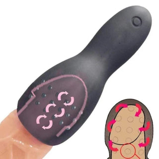 Vitality Trainer Pocket Pussy 10-Mode Penis Stroker Masturbator in two dimensions for a customized fit and maximum pleasure.