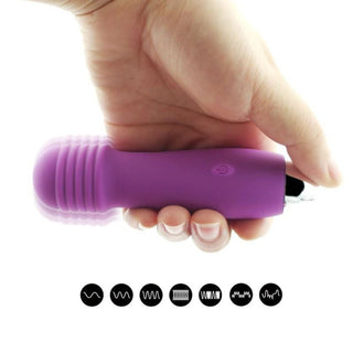 Pictured here is an image of Pocket Wand Mic Mini Wand Massager designed for targeted stimulation.