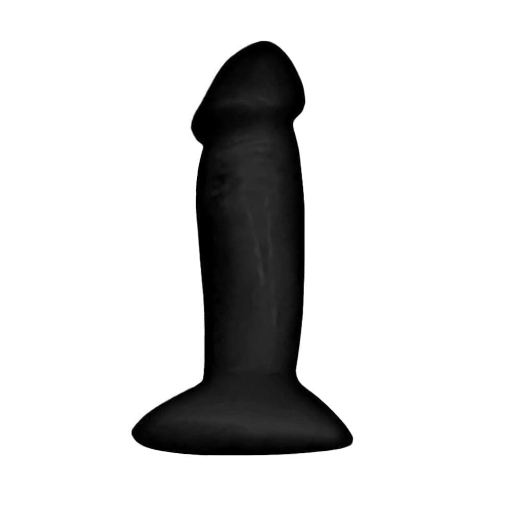 This is an image of Tickle Your Senses 4.33 Inch Small Dildo in flesh color, made of PVC material.