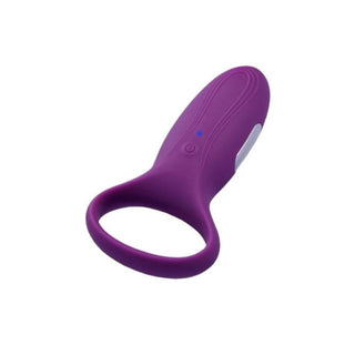 Presenting an image of Rechargeable Vibrating Purple Ring, made from medical-grade silicone for comfort and safety.