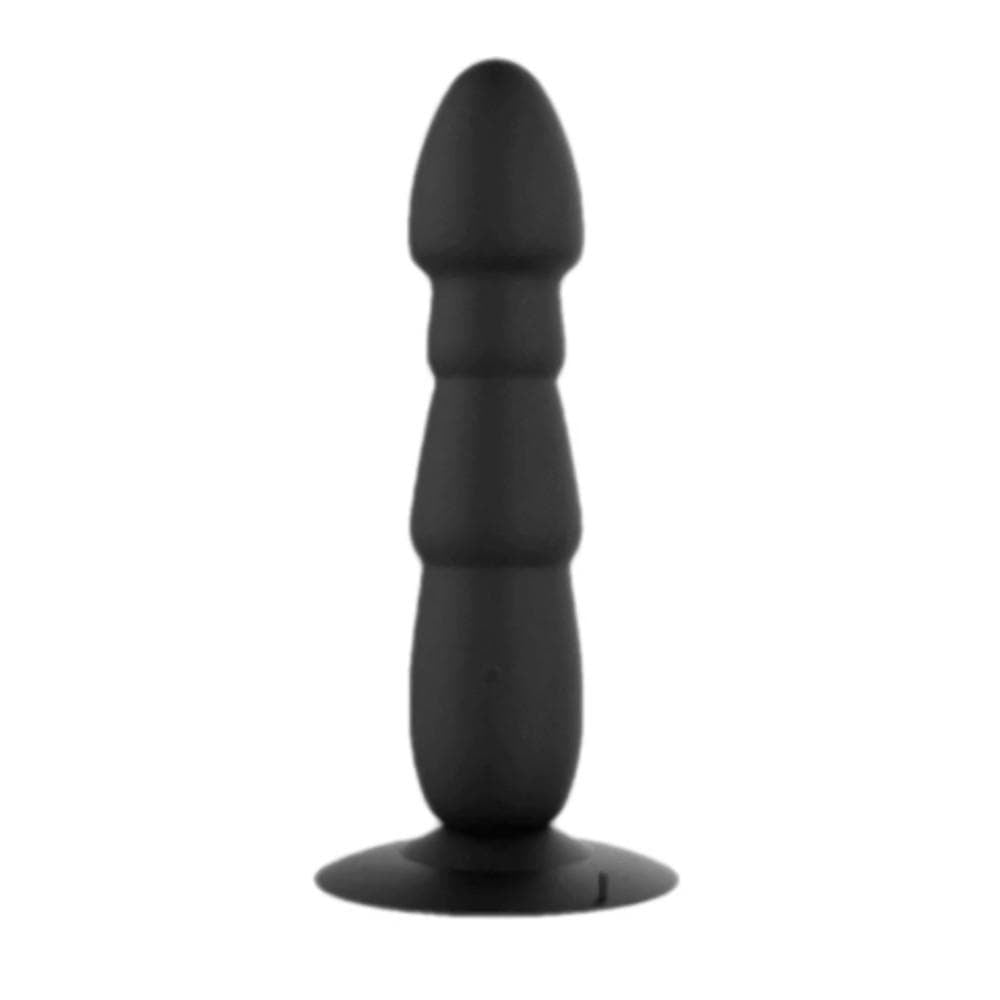 10-Speed Remote Controlled Vibrating Butt Plug Extra Large Toy For Men Silicone 7.8 Inches Long