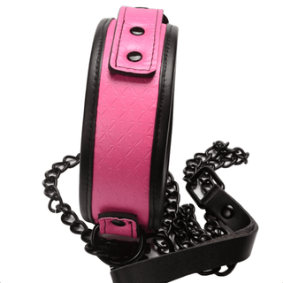 Sugar N Spice Leather Collar With Leash, high-quality leather for comfort and durability, perfect for exploring dominance and submission.