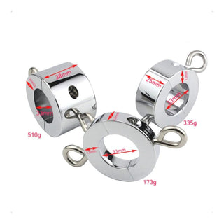 Torture and Restraint Weighted Non-Vibrating Cock Ring