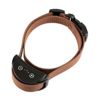 Featuring an image of Non Shock but Vibrating Obedience Training Collar with adjustable length and discreet vibration mechanism.
