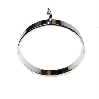 This is an image of Unisex Stainless Eternity Collar Metallic, crafted from high-quality stainless steel for comfort and durability.