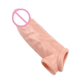 Impotence Buster Girthy Penis Sleeve Cock Extension made from high-quality silicone for comfort and easy maintenance.