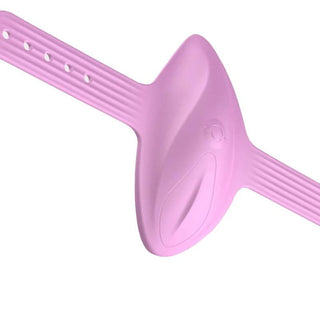 A close-up image of the compact design of Sensation Overload 3-in-1 Nipple Sucker with a labia massager of 1.26 inches.