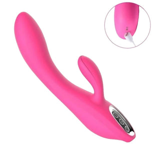 This is an image of Dual Motor Powerful Personal G-Spot Vibrator highlighting its 1.38-inch shaft width.