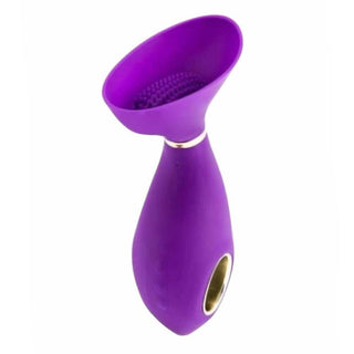 Erotic Stimulator Multispeed Nipple Toy Tongue Vibrator with a 2.17-inch shaft and 2.28-inch sucker for enhanced pleasure.