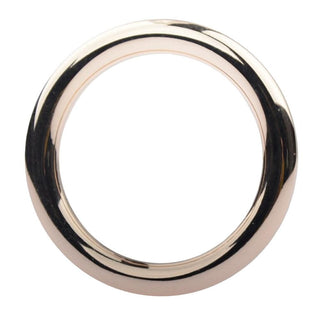 Take a look at an image of Gold Non-Vibrating Cock Ring | Penile Exerciser Gold Ring with mirror-shine finish for heightened pleasure.
