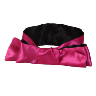 Displaying an image of Silk Bedroom Games Pink Play Cuff Restraints with dimensions 59.06 inches (150 cm) in length and 2.76 inches (7 cm) in width.