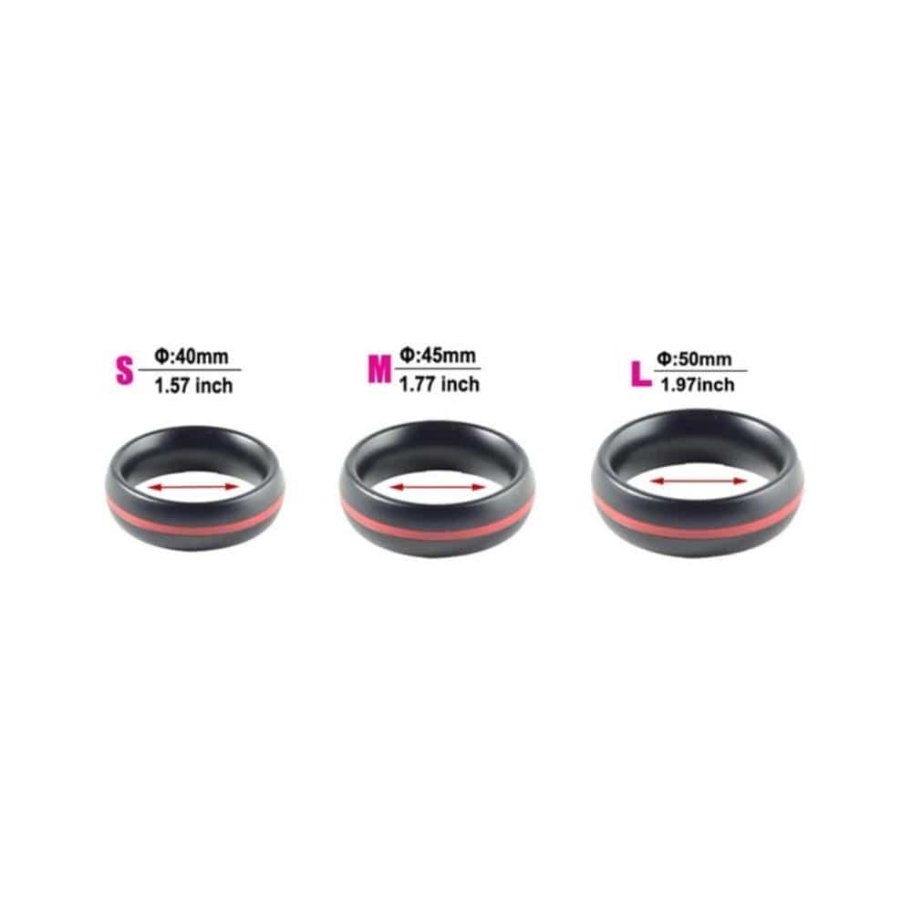 Aluminum Alloy Two-Tone Ring Designed for Comfort and Safety During Intimate Moments