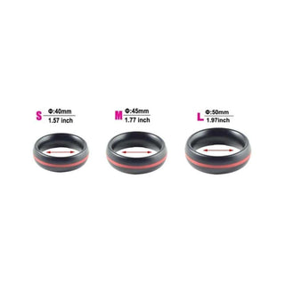 Aluminum Alloy Two-Tone Ring Designed for Comfort and Safety During Intimate Moments