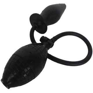 Image of a black inflatable plug, crafted for ultimate pleasure and a journey of exploration.