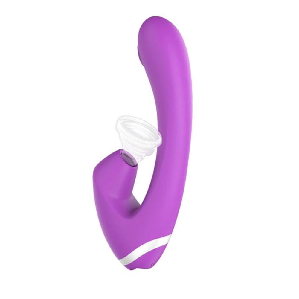 Here is an image of Clit Sucking Pulse G Spot Vibrator Massager showcasing dual stimulation design.