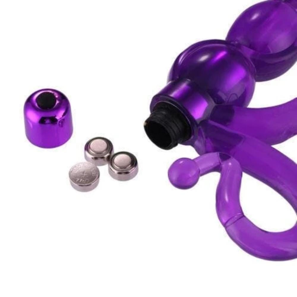 Picture of an elegantly designed massager with expertly shaped beads for intimate stimulation.