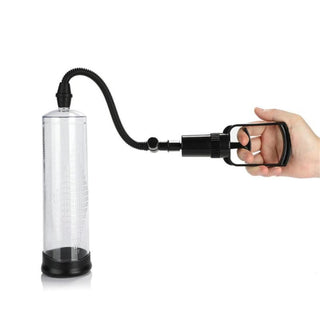 Transparent tube of Erection-Extension Manual Clear Enlarger Penis Vacuum Pump for easy handling and control.