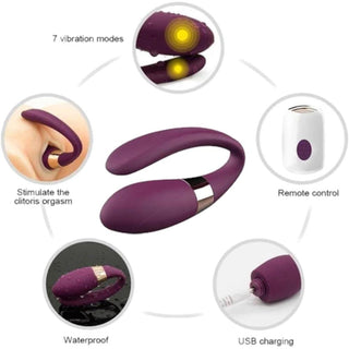 Observe an image of Purple Invasion Couple Vibrator, a versatile device to reignite passion and desire.