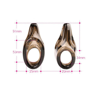 Scrotal Support Dual Silicone Cock Ring specifications for ideal fit and pleasure