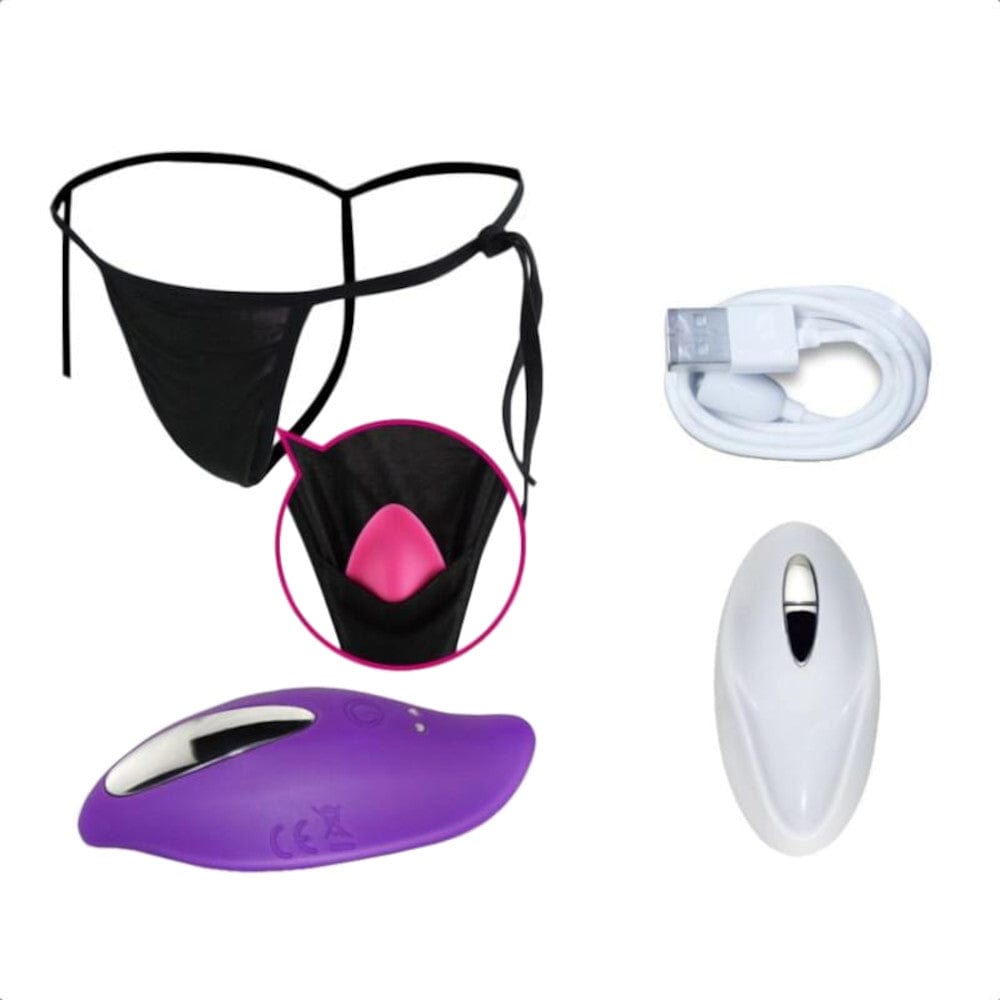 Here is an image of easy-to-clean silicone material for hygienic use of the Wireless 10-Speed Remote Vibrating Panties