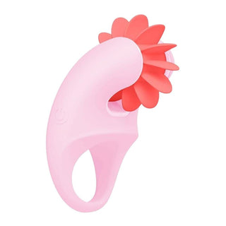 Take a look at an image of the Pleasure Windmill Silicone Vibrating Cock Ring for Her offering a tight and comfortable grip for larger and harder erections.