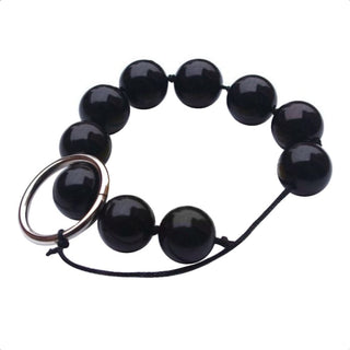 Black Acrylic Pearl Ball String