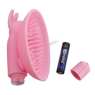 Check out an image of Max Pleasure Clitoris Pump with a 3.78-inch length and 2.17-inch width suction cup made of body-safe silicone for a comfortable and pleasurable experience.