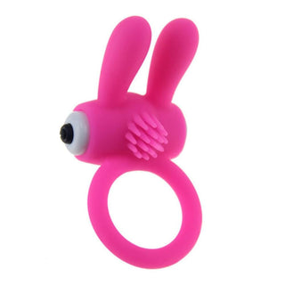 You are looking at an image of Cock Ring With Tickler | Erotic Massage Rabbit Cock Ring ideal for enhancing pleasure and prolonging intimate moments.