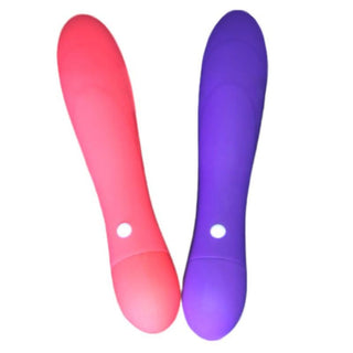 Observe an image of Timeless Butt Plug Beauty Classic Dildo G-Spot Vibrator Massager in red color.