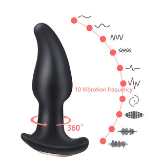 Discover sublime sensations with this intricately designed Powerful Rotating Massager made from premium silicone material.