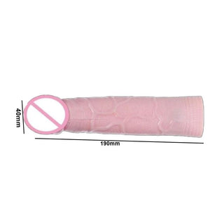 7.48-inch length by 1.57-inch width penis sleeve with realistic details, providing comfort, safety, and enhanced pleasure in intimate encounters.