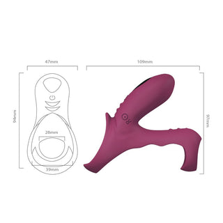 Presenting an image of Dual Motor Stimulation Male Vibrating Dick Ring designed for maximum stimulation and enhanced endurance.
