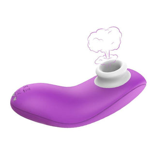 Take a look at an image of Portable 10-Speed Toy Nipple Suction Vibrator with medical-grade silicone and ABS material