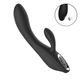 Pictured here is an image of Dual Motor Powerful Personal G-Spot Vibrator featuring a 0.91-inch clit stimulator.
