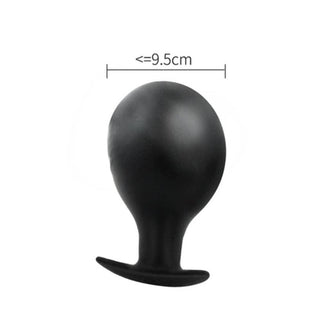 Here is an image of the dimensions of Locking Mouth Toy Bondage: Length - Bullet Shape: 4.33 inches, Penis Shape: 4.72 inches; Width/Diameter - Bullet Shape: 1.26 inches, Penis Shape: 1.57 inches.