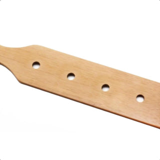 All-Natural BDSM Starter Wooden Paddle With Holes