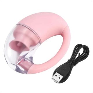 Here is an image of the compact Masturbation Stimulator Ally Nipple Toy Vibrator Nipple Teaser with USB charger.