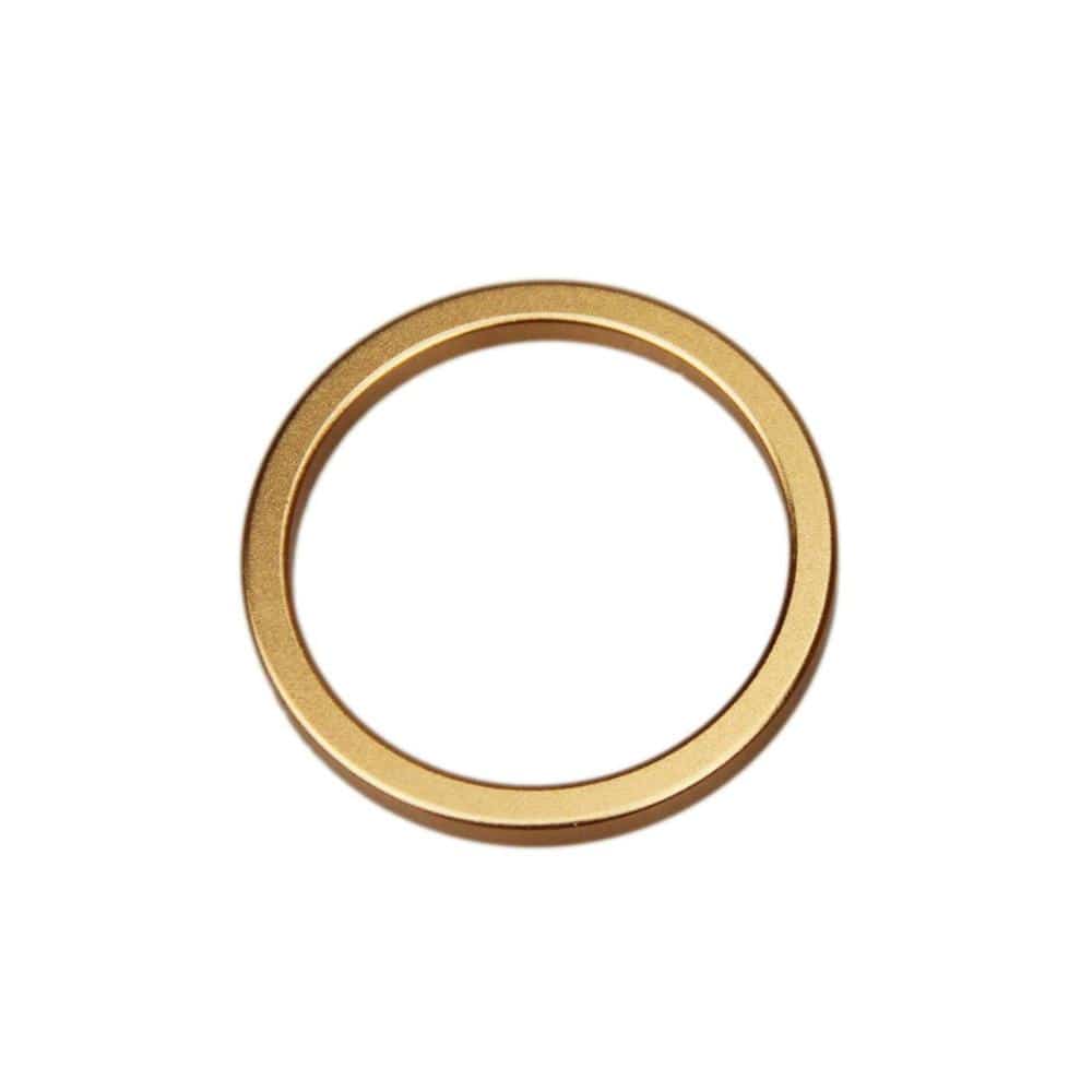 Observe an image of Big Ring showcasing its 2.17 inches diameter and lustrous metallic finish.