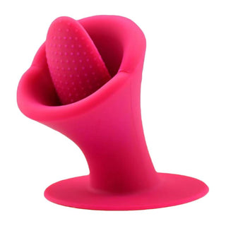 Take a look at an image of the skin-like texture of Oral Stimulation Remote Tongue Nipple Toys Clit Vibrator for safe and comfortable use
