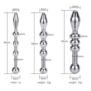Presenting an image of a collection of Sensational Urethral Dilation Penis Plugs ready for pleasure exploration.