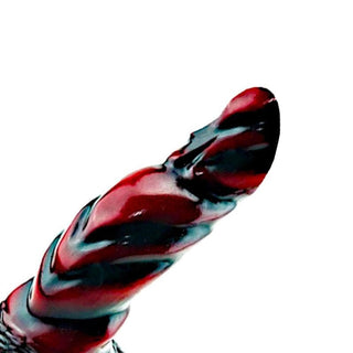Image of a dragon dildo measuring 8.7 inches in length with an insertable length of 6.7 inches and a wide 2.2 inch shaft.