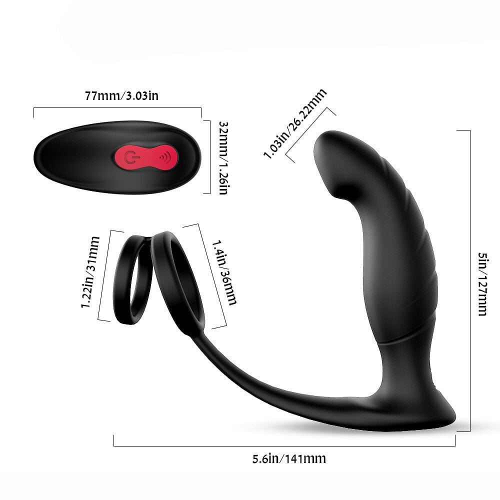 Massager Prostate Stimulator With Cock Ring