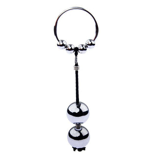 Here is an image of Weighted Ring with Steel Balls for enhanced pleasure and stamina.