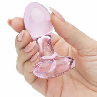 Pink Crystal Butt Massager, a versatile device adaptable to temperature play for a unique and adventurous experience.