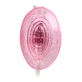 View of Pink Butterfly Suction Clit Pump for enhancing sensations.