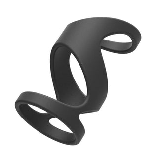 Observe an image of the premium silicone material of the Erection-Enhancing Black Penis Band, ensuring comfort and safety during use.