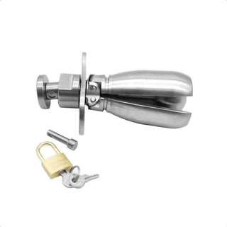 Unlock your pleasure with Backdoor Security Metal Locking Plug and experience a new realm of satisfaction.
