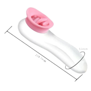 A picture of the intimate toy made from hypoallergenic silicone, ensuring a safe and pleasurable experience with pulsating rhythms.