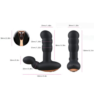 This image displays Extreme Stimulating Prostate Massage Milker with a waterproof design for convenience.