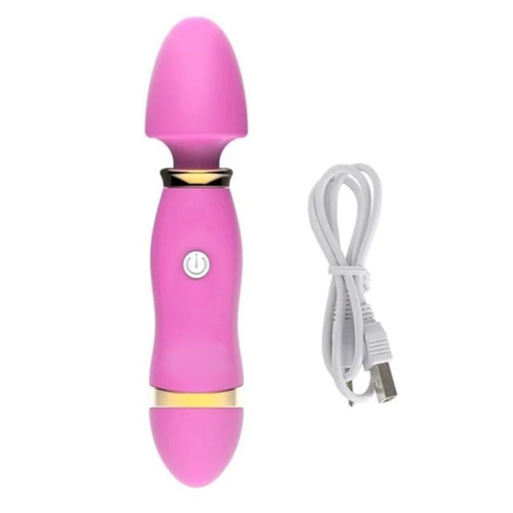 In the photograph, you can see an image of Solo Fun Magic Wand Massager Anal Vibrator in White color with a velvety smooth surface for maximum satisfaction.